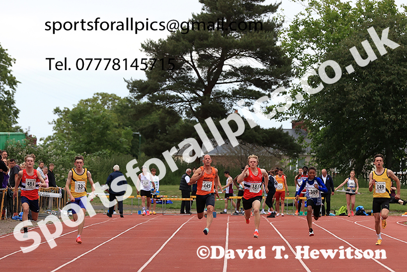 The 100 metres, 2025 NEGP No 3, Monkton. Photo: David T. Hewitson/Sports for All Pics